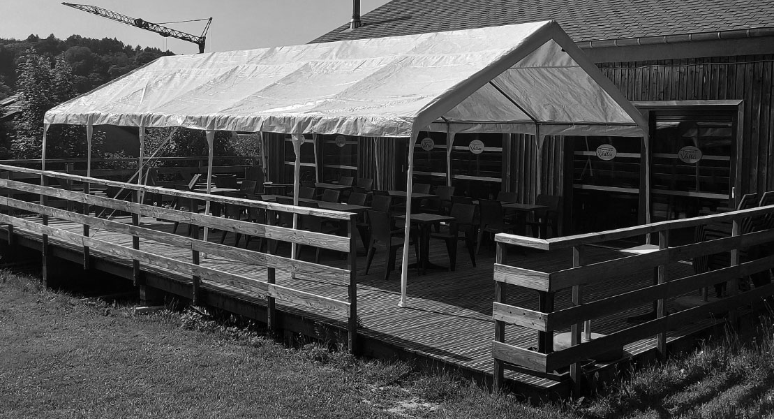 Vue du camping - nature et emplacements